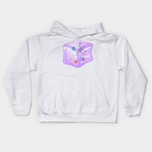 Gelatinous Cube - Purple Kids Hoodie